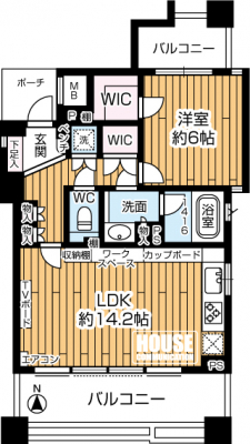 Ԏ}îP}Vj@1LDKELʐ51.04uEoRj[ʐ15.62uE2.65u