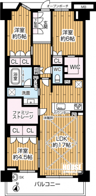 Ԏ}îP}Vj@Lʐ80.63uAWICEt@~[Xg[Wt3LDK^CvłB