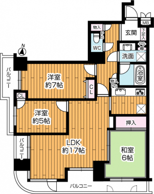 �Ԏ��}�i�̂P�}���V�����j�@15�K����12�K�����E�쐼�p�����E��L�ʐρF79.66�u�̂R�k�c�j�I