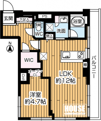 Ԏ}îP}Vj@1LDKELʐ45.10uEoRj[ʐ8.0u