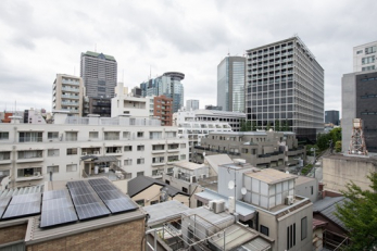 �Z�˂���̒��]�ʐ^�@�o���R�j�[����̒��]