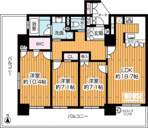 Ԏ}îP}Vj@2LDK3LDK֊ԎύX\I