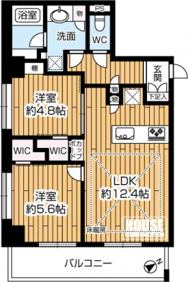 Ԏ}îP}Vj@2LDKELʐ54.38uEoRj[ʐ16.20u