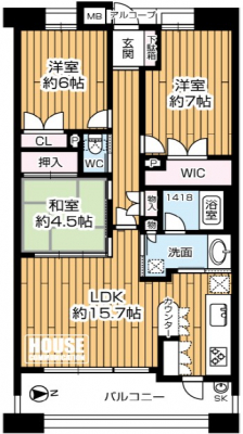 Ԏ}îP}Vj@Lʐ75.61u3LDKł