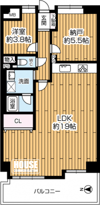 Ԏ}îP}Vj@Lʐ64.85uA2LDK̂łB