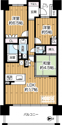 Ԏ}îP}Vj@3LDKAi4080~ALʐ71.78uoRj[ʐ13.49uAoRj[