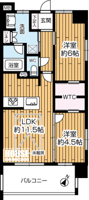 �Ԏ��}�i�̂P�}���V�����j�@5�K�E�p�����E��L�ʐρF54.17�u�̂Q�k�c�j�I