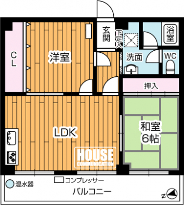 �Ԏ��}�i�̂P�}���V�����j�@6�K����3�K�����I ��L�ʐρF56.70�u�̂Q�k�c�j�I