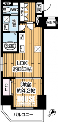 �Ԏ��}�i�̂P�}���V�����j�@�k���E�k���p�Z�˂Œʕ��ǍD