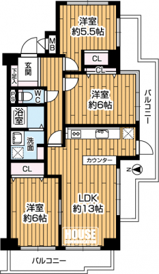 �Ԏ��}�i�̂P�}���V�����j�@�V�K���̂Q�K�����E�R���p�����E��L�ʐρF69.95�u�̂R�k�c�j�I