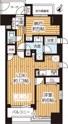 �Ԏ��}�i�̂P�}���V�����j�@��1SLDK�A��L�ʐ�56.37�u�A�o���R�j�[�ʐ�5.78�u�i�Ԏ��͍쐬���ł��B�ύX�ɂȂ�\��������܂��j