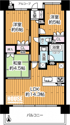 �Ԏ��}�i�̂P�}���V�����j�@�X�K���W�K�����E������E��L�ʐρF�U�S�D�O�R�u�̂R�k�c�j�I