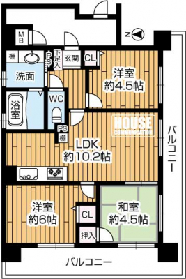 �Ԏ��}�i�̂P�}���V�����j�@�P�O�K���̂V�K�����E�p�����E��L�ʐρF�T�T�D�W�X�u�̂R�k�c�j�I