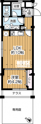 �Ԏ��}�i�̂P�}���V�����j�@�쐼�E�k���E�k���p�Z�� �e���X�E��p��t