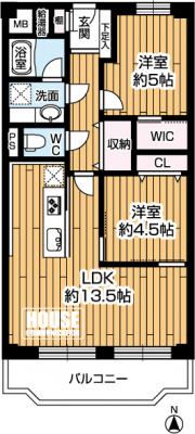 �Ԏ��}�i�̂P�}���V�����j�@��L�ʐ�59.36�u�A2LDK+WIC�^�C�v�̂������ł��I