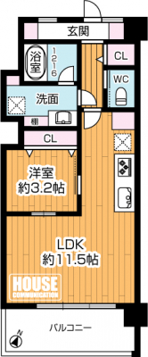 �Ԏ��}�i�̂P�}���V�����j�@��1LDK�A��L�ʐ�39.95�u�A�o���R�j�[�ʐρF6.37�u