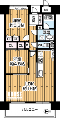 �Ԏ��}�i�̂P�}���V�����j�@���ߘa8�N7�����t�H�[�������I��L�ʐ�63.72�u��2SLDK�ł����֗��Ȑݔ��E���[���L�x�ŉ��K�ȕ�炵��������